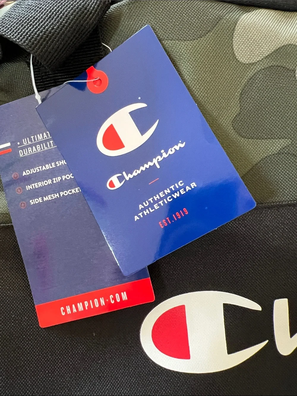 Champion Prologue Duffel Bag Camo Brand New